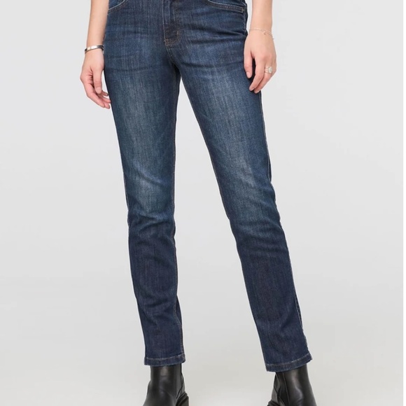 NWT DU/ER Womens Girlfriend Jean in Heritage Blue. - Picture 5 of 10
